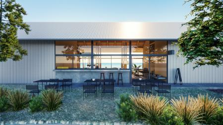 海を望むカフェ「DEAR MOM」が4月3日、千葉県・御宿町