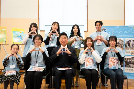 学生などのインターンによる脱炭素アクション「まるっ