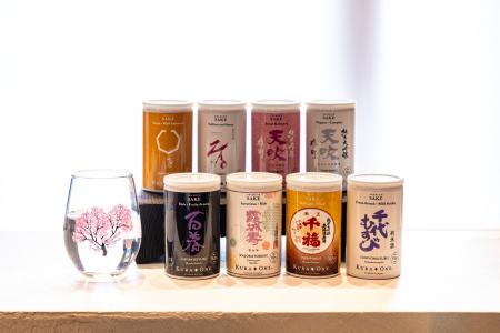 新メニュー「日本全国の日本酒8種の“利き酒”体験」ス