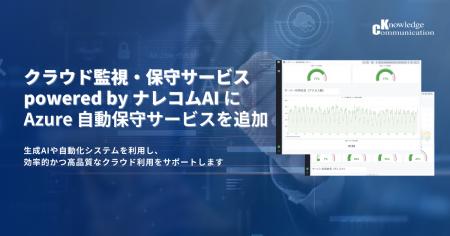 「クラウド監視・保守サービス powered by ナレコムAI