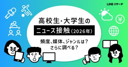 【LINEリサーチ】ニュースを「ほぼ毎日」チェックする