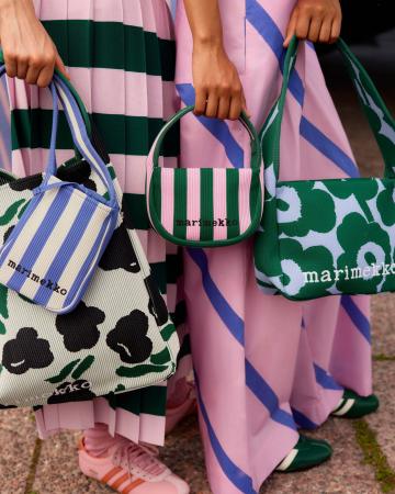 [マリメッコ]人気のニットバッグシリーズに、季節感あ