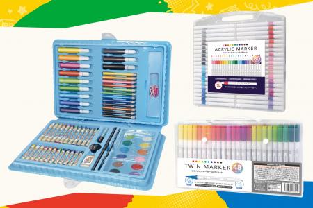 おえかきに必要な道具「68点」全部入りの「おえかきア