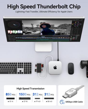 プロの現場を加速させる！40Gbps超高速「ORICO 4-in-1