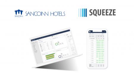 SQUEEZE、「三交インホテルズ」全15施設へAX プラット