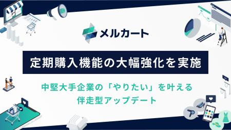 「解約させない」定期購入へ。メルカートがマイページ