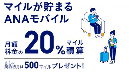 モバイル通信サービス「ANAモバイル」開始！
