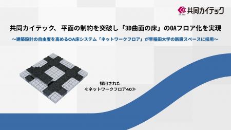 共同カイテック、平面の制約を突破し「3D曲面の床」の