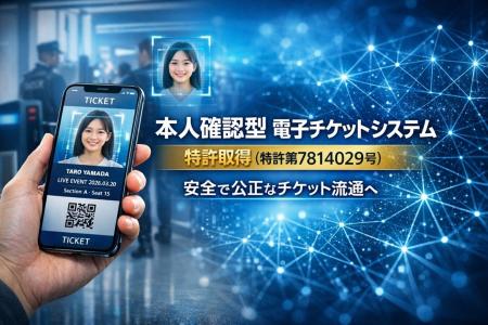 顔写真付き電子チケットで不正転売を防止本人確認型「