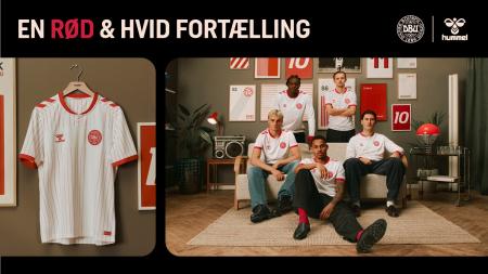 ヒュンメルがデンマーク代表の2026AWAYユニフォームを