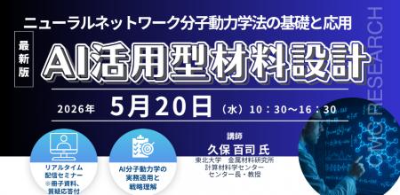 【ライブ配信/ZOOM】「ニューラルネットワーク分子動