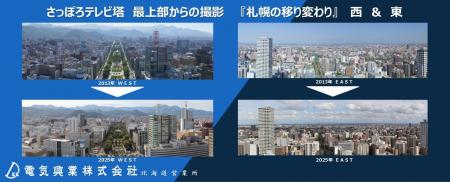 さっぽろテレビ塔に掲示中の当社紹介パネル刷新のお知 さっぽろテレビ塔に掲示中の当社紹介パネル刷新のお知