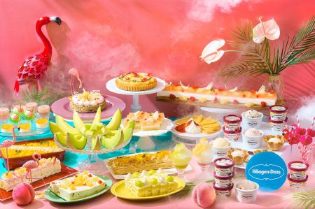 ピーチ&メロン Meets ハーゲンダッツ スイーツブッフ ピーチ&メロン Meets ハーゲンダッツ スイーツブッフ