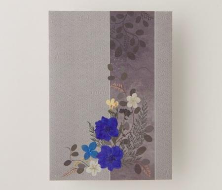 新たな弔慰用電報台紙 おし花電報「優惜(ゆうせき) 新たな弔慰用電報台紙 おし花電報「優惜(ゆうせき)