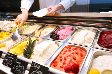 【4・5月限定】18種類の出来立てジェラートが食べられ