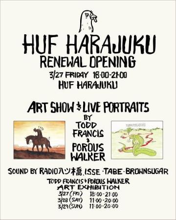 HUF HARAJUKU RENEWAL OPENING HUF HARAJUKU RENEWAL OPENING