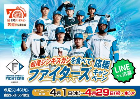 【松尾ジンギスカン創業70周年記念】直営レストラン限