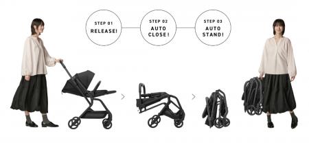 オートクローズ最軽量ベビーカー(※1)『auto N fiutf-8 オートクローズ最軽量ベビーカー(※1)『auto N fiutf-8