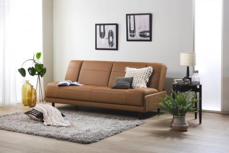 フランスベッドから本革×スプリングのソファベッド「 フランスベッドから本革×スプリングのソファベッド「