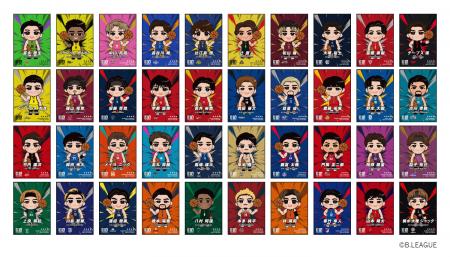 B.LEAGUEチップス第3弾のシールデザインを公開！