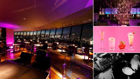 夜桜と心地よい音に包まれる、夜だけの特等席。都心の