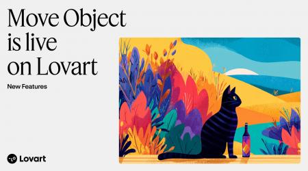 AIデザインエージェント「Lovart」、直感操作で構図を