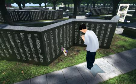 戦後80年を迎え「平和の礎」をメタバース上で再現ー20