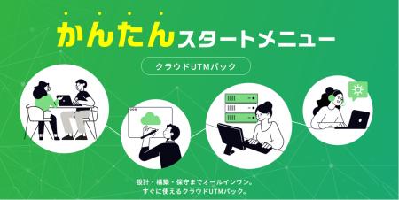 「かんたんスタートメニュー(クラウドUTMパック)」 「かんたんスタートメニュー(クラウドUTMパック)」