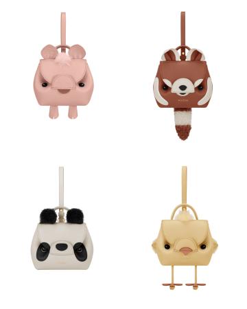 Polene（ポレーヌ）より、動物モチーフのバッグチャー