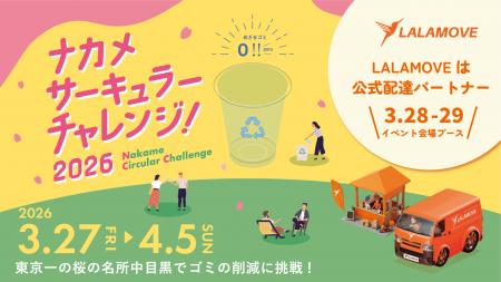 Lalamove、中目黒の桜を守る「ナカメサーキュラーチャ Lalamove、中目黒の桜を守る「ナカメサーキュラーチャ