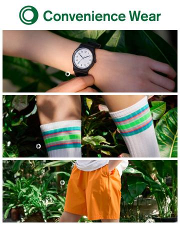 「コンビニエンスウェア」ブランド初!シチズン時計と 「コンビニエンスウェア」ブランド初!シチズン時計と