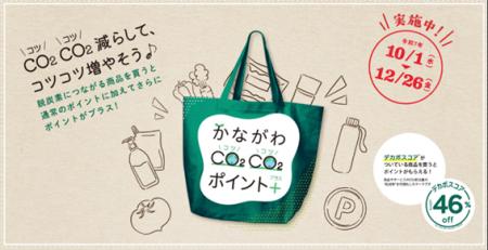 Earth hacksと神奈川県、「かながわCO2CO2ポイント+ Earth hacksと神奈川県、「かながわCO2CO2ポイント+
