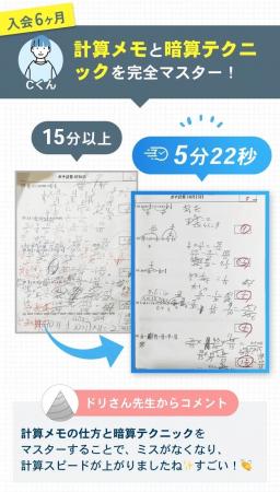中学受験特化型計算サポート『計算くらぶ』、5万枚の