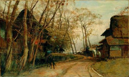 小山正太郎《濁醪療渇黄葉村店》が重要文化財指定へ