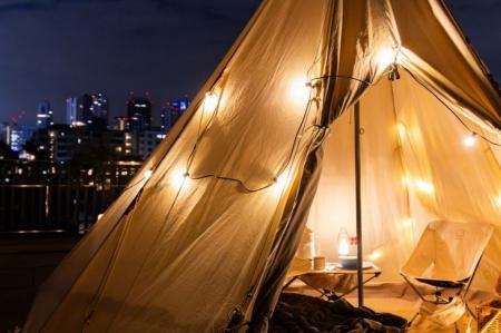 マンション屋上グランピングフォト体験会を開催