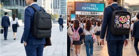 仕事帰りにそのままイベント会場へ直行！うちわ・ペン