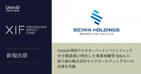 UntroD野村クロスオーバーインパクトファンド、中小製