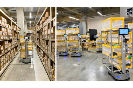 ファインプラス、AMR「PEER 100」導入でピッキング生 ファインプラス、AMR「PEER 100」導入でピッキング生