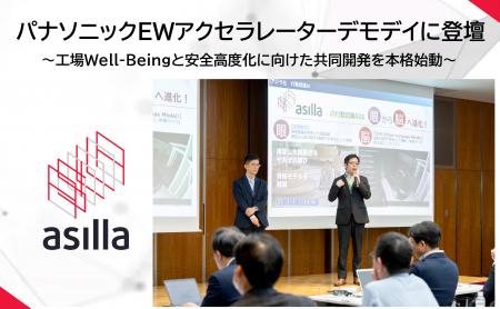 アジラ、パナソニックEWアクセラレーターデモデイに登