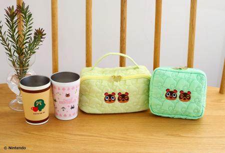 「あつまれ どうぶつの森」葉っぱ柄キルティングポー