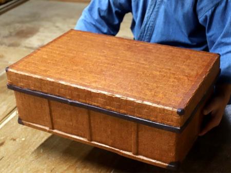 【SNSで大反響】一閑張り行李の製作動画が1週間で100 【SNSで大反響】一閑張り行李の製作動画が1週間で100