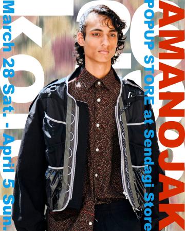 kolor 人気セレクトショップAmanojak.でのポップアッ