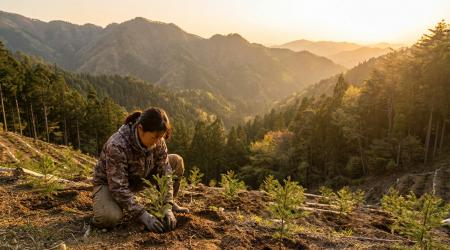 花粉症のない未来へ、2万本の苗木プロジェクト。