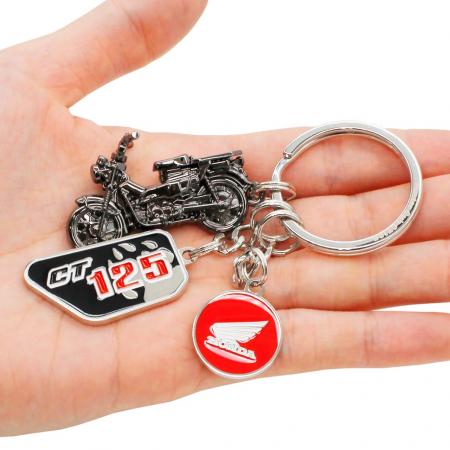 「Honda Hunter Cub CT125」立体キーチェーン・BLACK 