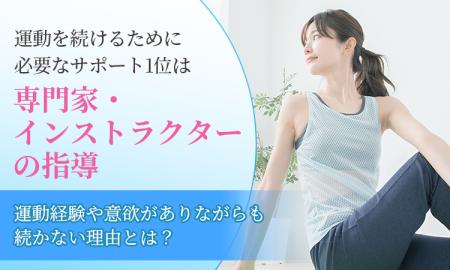 運動を続けるために必要なサポート1位は「専門家・イ 運動を続けるために必要なサポート1位は「専門家・イ