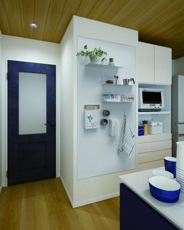 豊富な色柄で多様な空間になじみやすいマグネット対応