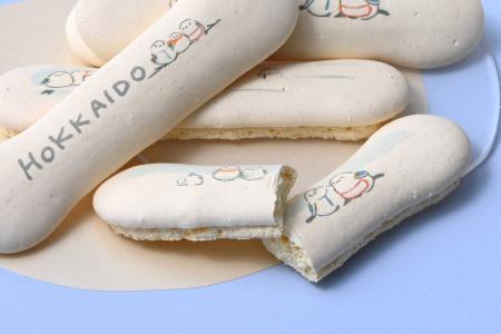 ”雪の妖精”シマエナガのお菓子。北海道産牛乳を使った