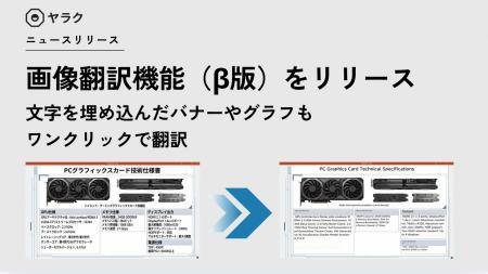 文字を埋め込んだバナーやグラフもワンクリックで翻訳 文字を埋め込んだバナーやグラフもワンクリックで翻訳