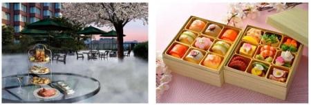 【ホテル椿山荘東京】桜が咲く空中庭園でのイブニング 【ホテル椿山荘東京】桜が咲く空中庭園でのイブニング