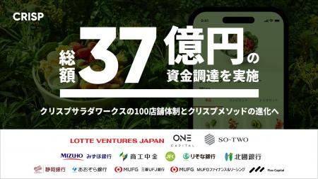 テクノロジーで日本の外食産業を進化させるCRISP総額3